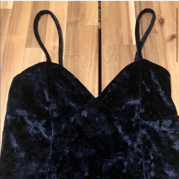 NWT Insight Velvet Navy Dress - Picture 4 of 5